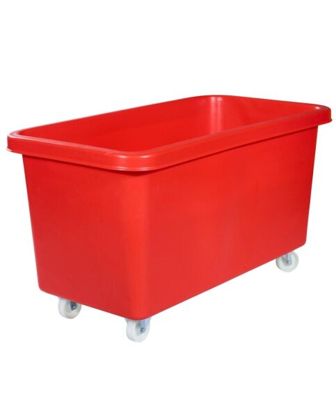 Kunststoff Rollwagen XL | rot