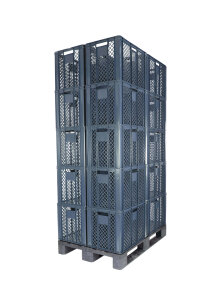 Bäckerkiste 600x400x410mm 20er Set  grau
