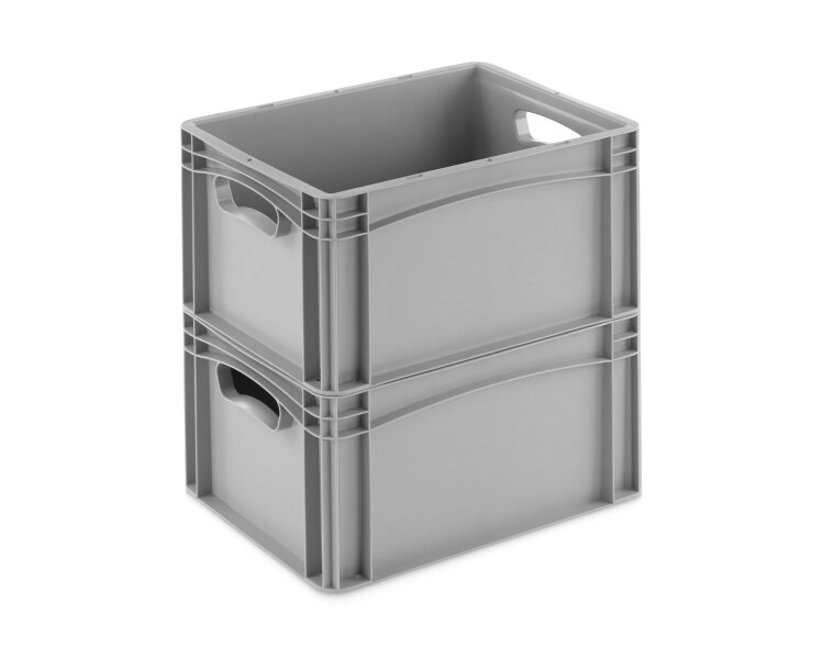 Eurobehälter 400x300x220mm Basicline geschlossen Einzelabnahme