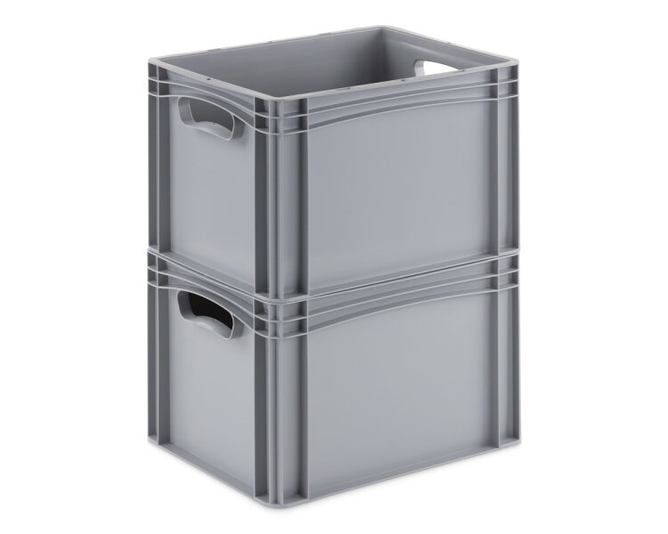 Eurobehälter 400x300x270mm Basicline geschlossen Einzelabnahme
