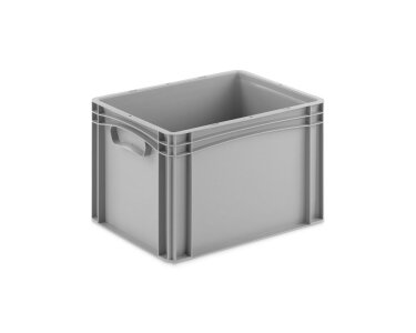 Eurobehälter 400x300x270mm Basicline mit geschlossen Handgriffen Einzelabnahme