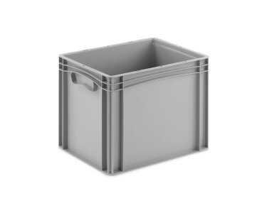 Eurobehälter 400x300x320mm Basicline mit geschlossen Handgriffen Einzelabnahme