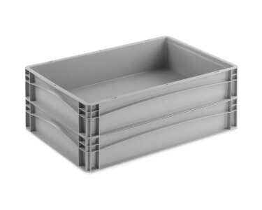 Eurobehälter 600x400x120mm Basicline geschlossen Einzelabnahme