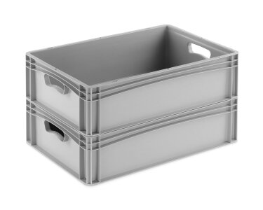 Eurobehälter 600x400x170mm Basicline geschlossen Einzelabnahme