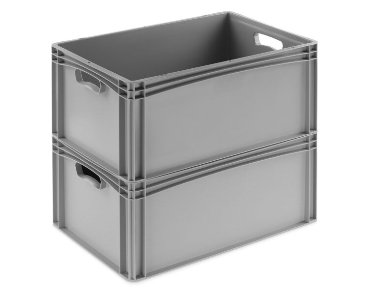 Eurobehälter 600x400x270mm Basicline geschlossen Einzelabnahme