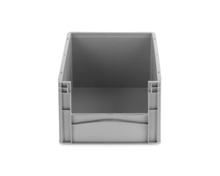 Eurobehälter 600x400x270mm Basicline mit Entnahmeöffnung Einzelabnahme