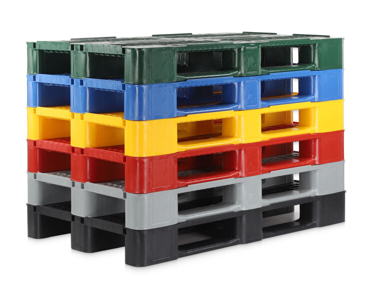Europalette 1200x800x145 mm | mehrfarbig