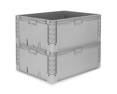 Eurobehälter 800x600x320mm Basicline plus geschlossen Einzelabnahme