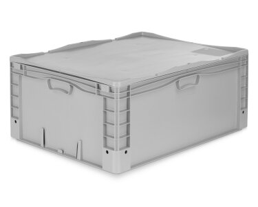 Eurobehälter 800x600x320mm Basicline plus geschlossen Einzelabnahme