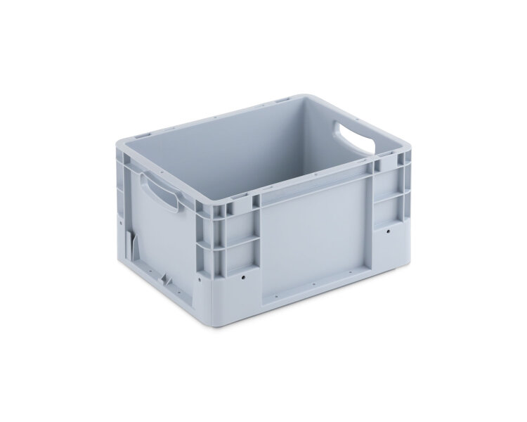 Eurobehälter 400x300x220 mm Silverline grau Einzelabnahme