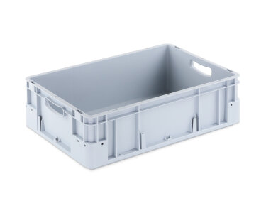 Eurobehälter 600x400x180 mm Silverline grau Einzelabnahme
