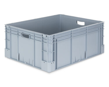 Eurobehälter 800x600x320 mm Silverline grau Einzelabnahme