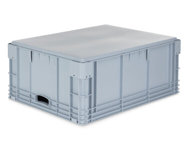 Eurobehälter 800x600x320 mm Silverline grau Einzelabnahme