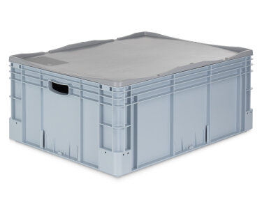 Eurobehälter 800x600x320 mm Silverline grau Einzelabnahme