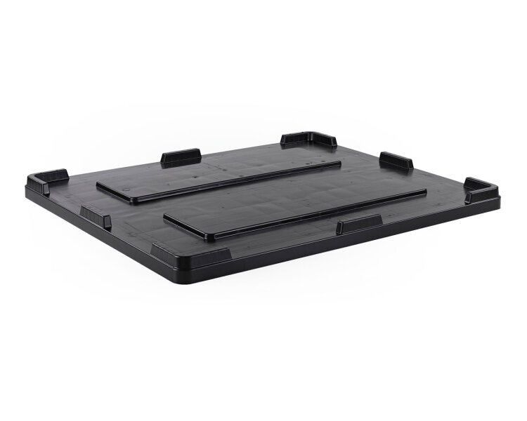 Auflagedeckel schwarz für Palettenbox 1200x1000 mm