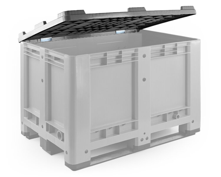 Scharnierdeckel für Palettenbox 1200x800 mm