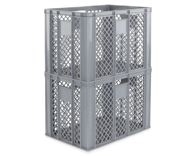 Bäckerkiste 600x400x410mm grau