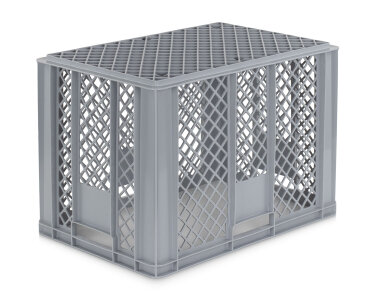 Bäckerkiste 600x400x410mm grau