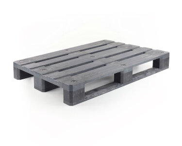 Europalette 1200x800x144mm dunkelgrau