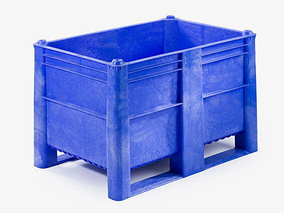Palettenbox 1200x800x740 mm blau