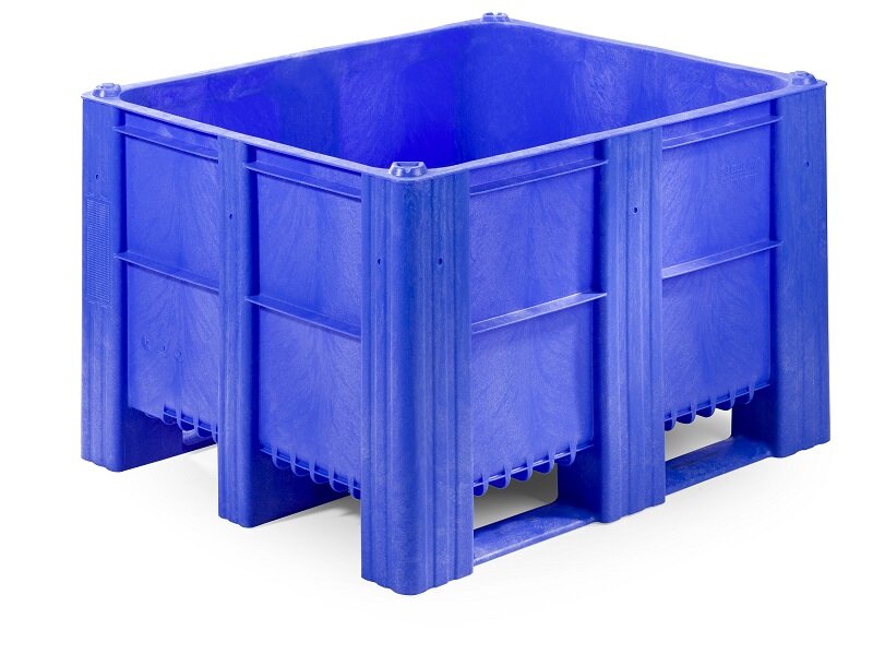 Palettenbox 1200x1000x740 mm blau