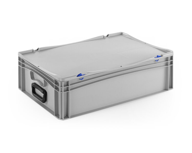 Eurobehälter Koffer 600x400x183mm mit zwei Griffen