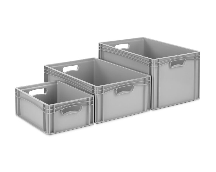 Eurobox 3-er Set | 600x400 mm + 400x300 mm