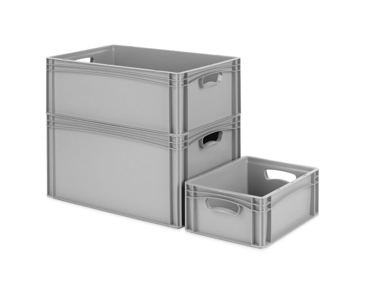 Eurobox 3-er Set | 600x400 mm + 400x300 mm