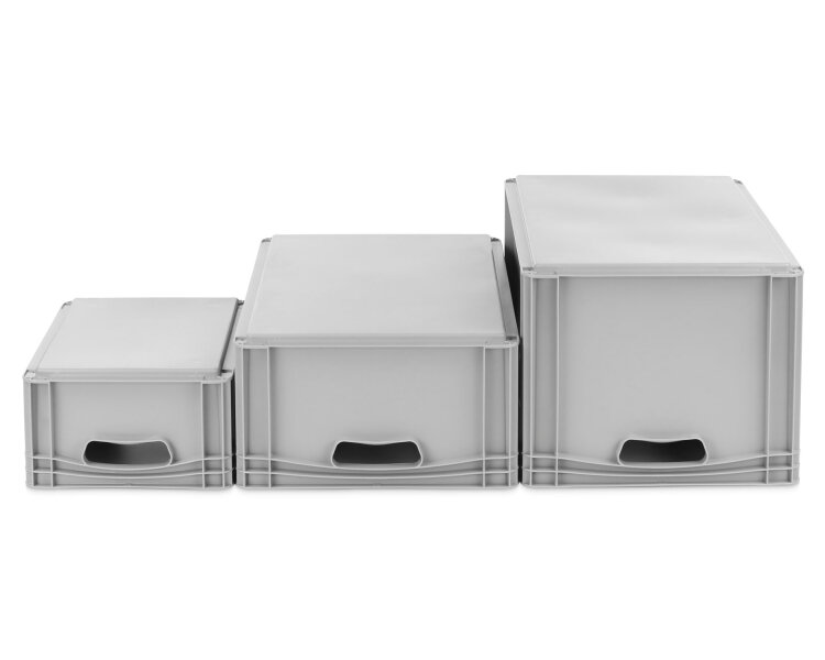 Eurobox 3-er Set | 600x400 mm + 400x300 mm