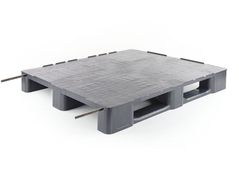 Kunststoffpalette 1200x1000x145mm mit geschlossenem...
