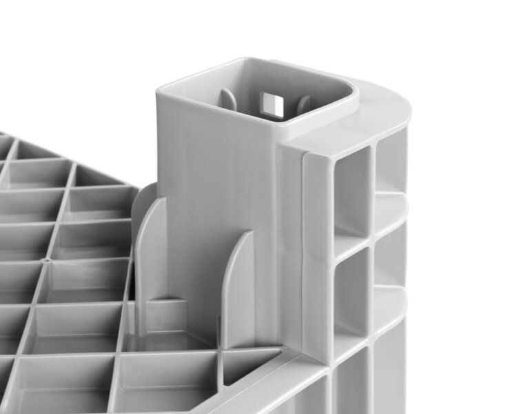 IDABOX XL 1040x640x670 mm | ohne Fußkappe grau