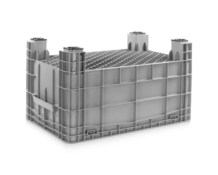 IDABOX L Großbehälter 1040x640x550 mm kein Deckel mit Fußkappe