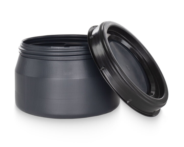 Weithalsfass 18L anthrazit/schwarz