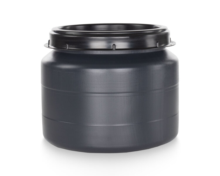 Weithalsfass 31L anthrazit/schwarz