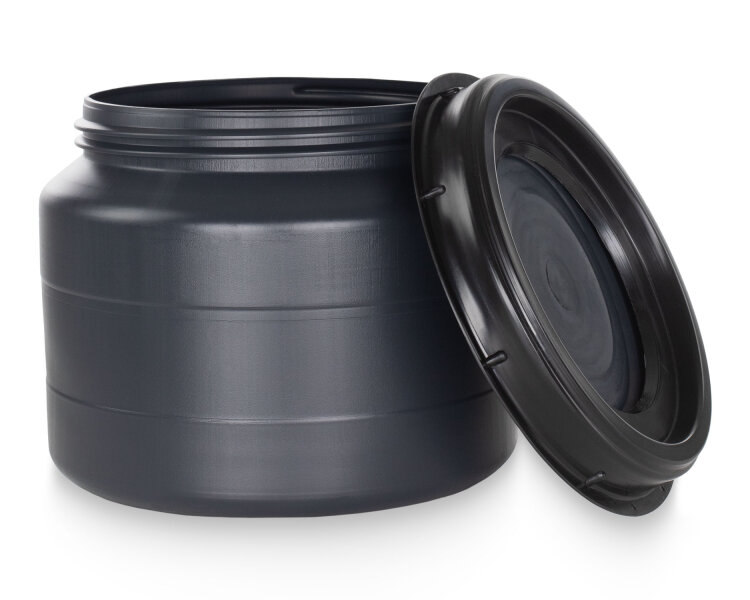 Weithalsfass 31L anthrazit/schwarz