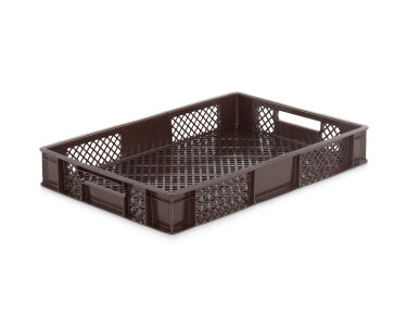 Bäckerkiste 600x400x90mm - braun