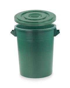75 Liter Kunststofftonne grün