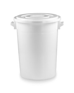 100 Liter Kunststofftonne weiß