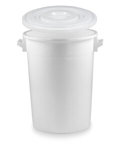 100 Liter Kunststofftonne weiß