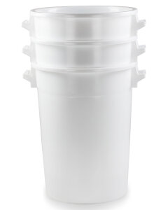 100 Liter Kunststofftonne weiß