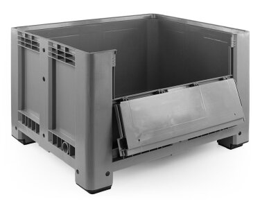 Palettenbox 1200x1000x760mm mit Entnahmeklappe