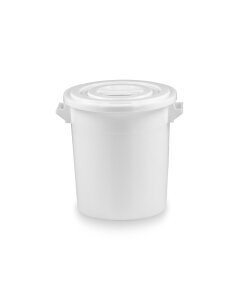 35 Liter Kunststofftonne weiß