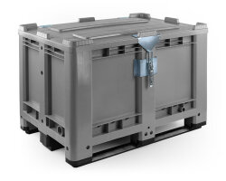 Abschließbarer Scharnierdeckel für Palettenbox 1200x1000 mm